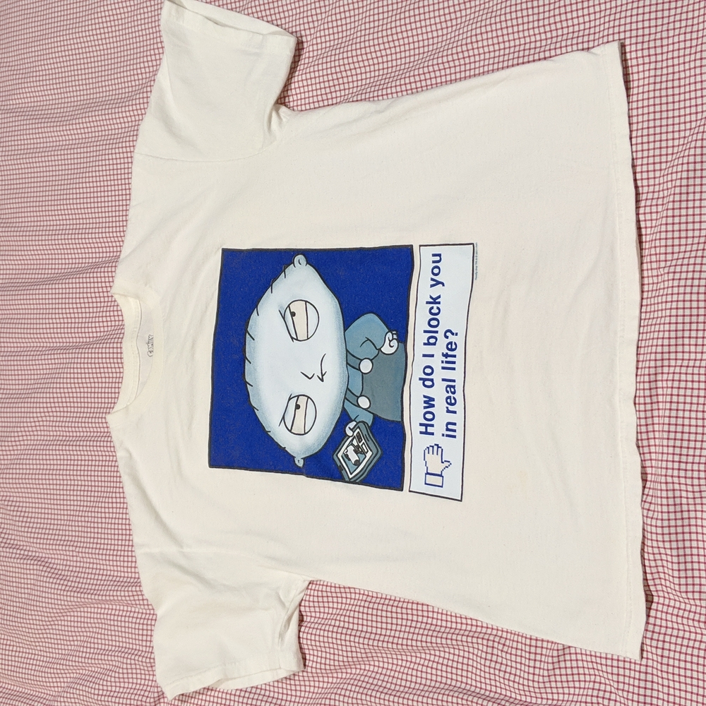 White, Family Guy, Stewie Griffin, Facebook T-shirt